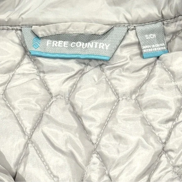 NEW Free Country Woman’s Small Vest Color Silver Chip Built to Last - Picture 8 of 9